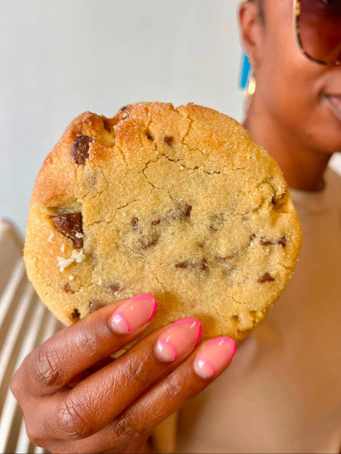 Big Text-Book — big soft-baked chocolate chip cookie